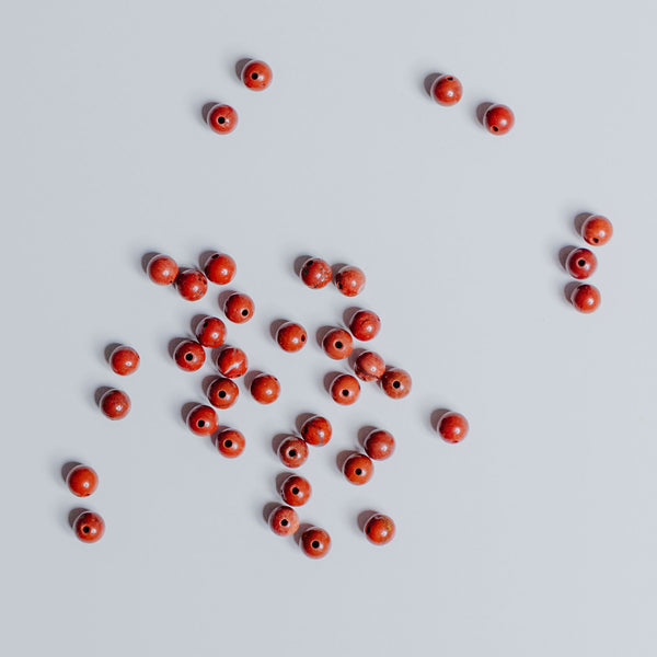 Roter Jaspis - 4mm - rund