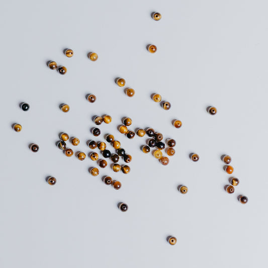 Tigerauge - Perle - 4mm - rund