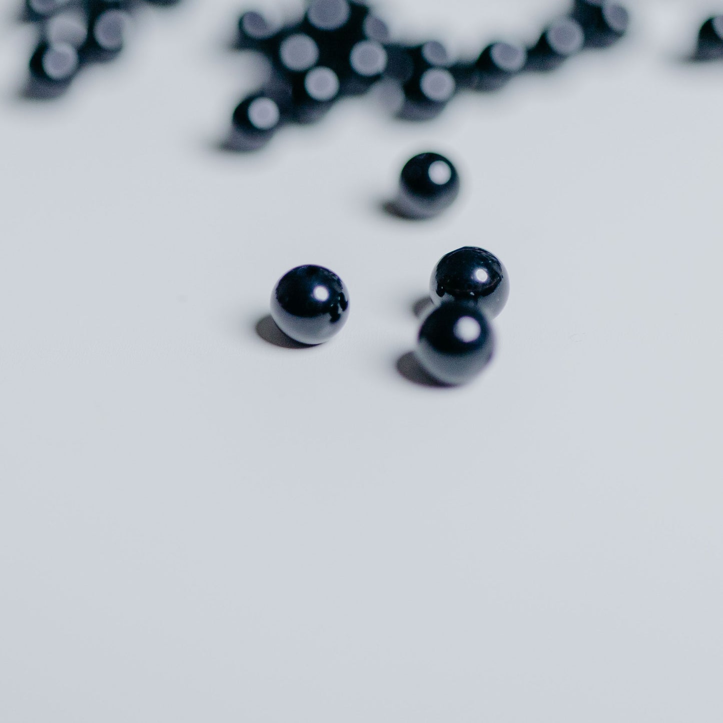 Turmalin schwarz - Perle - 4mm - rund