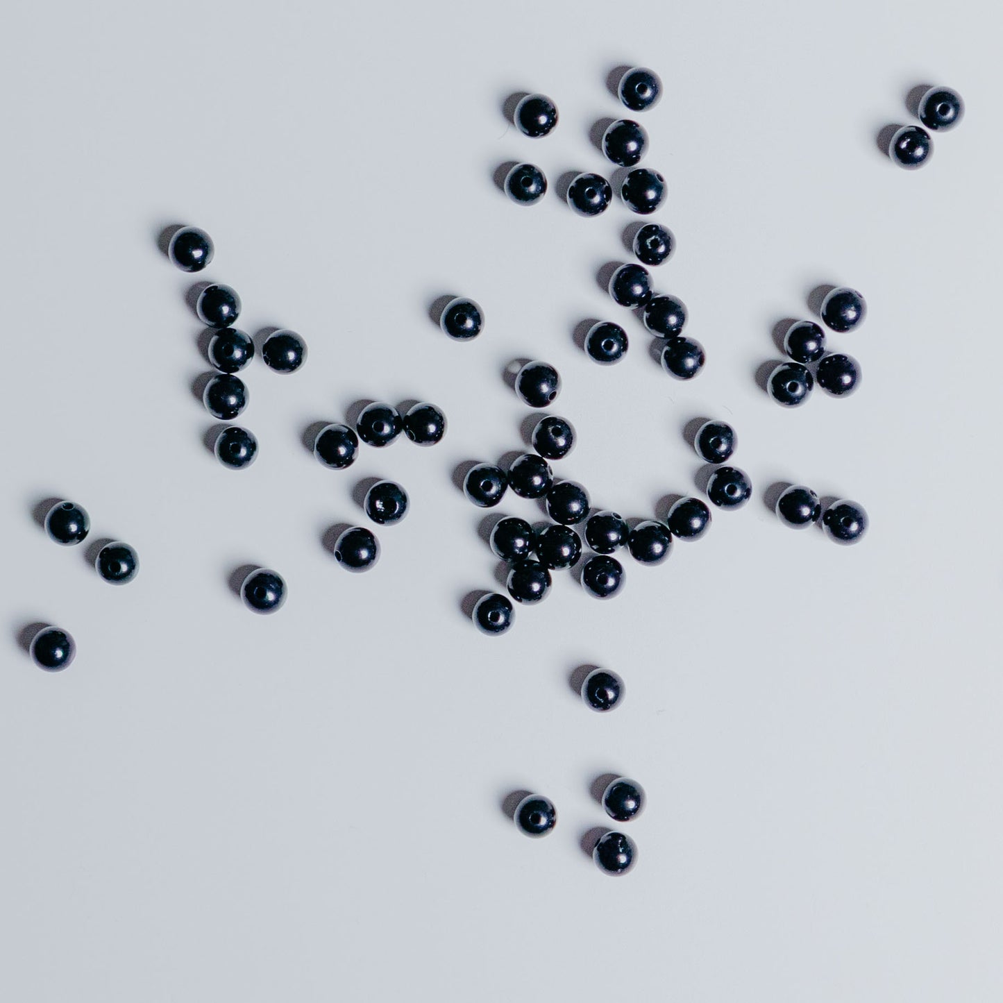 Turmalin schwarz - Perle - 4mm - rund