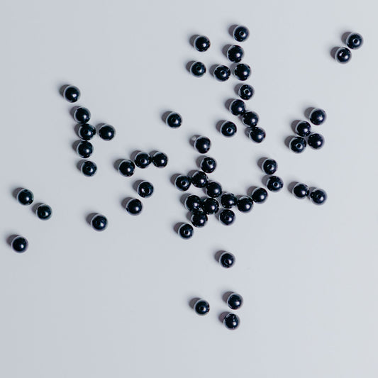 Turmalin schwarz - Perle - 4mm - rund