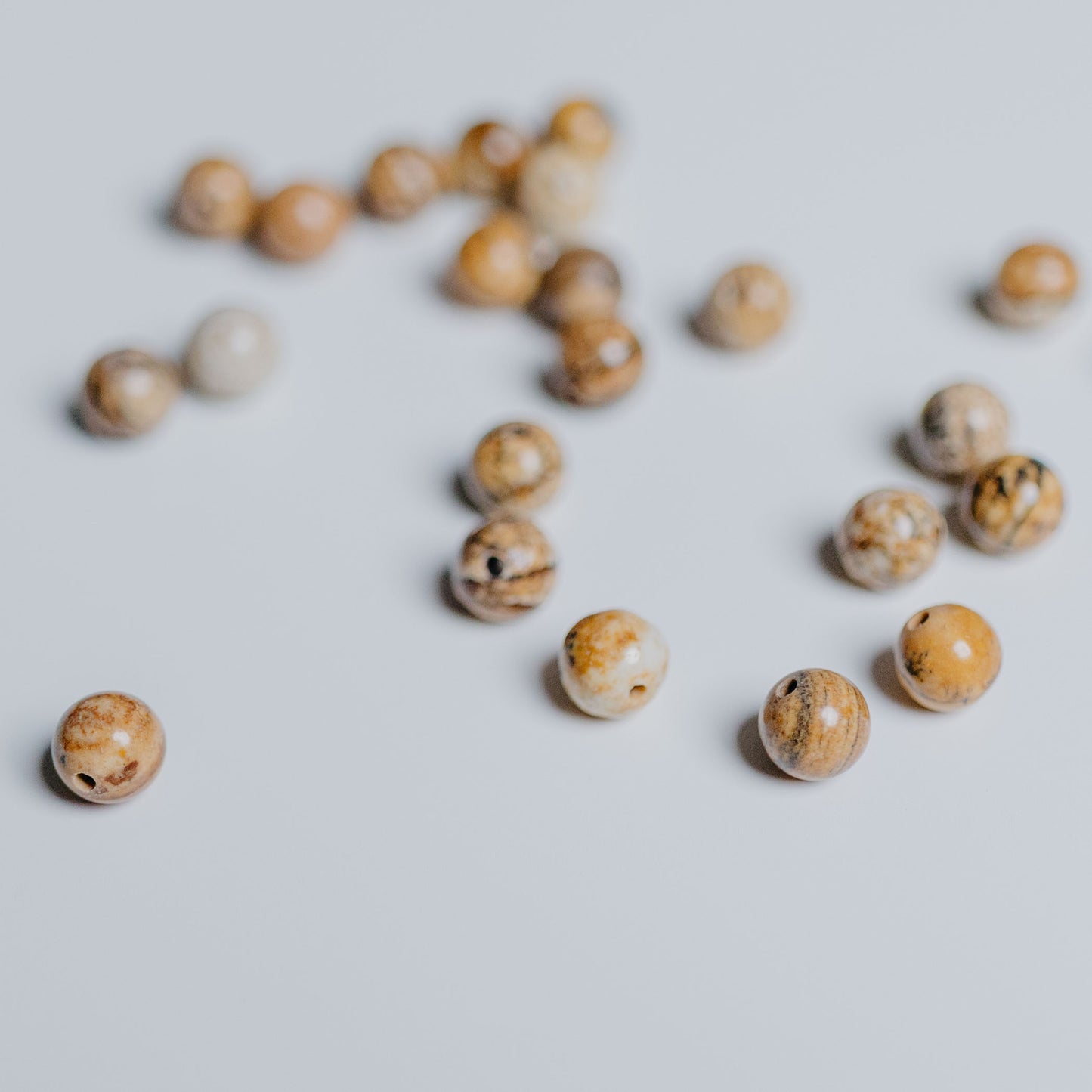 Landschaftsjaspis - Perle - 6mm - rund