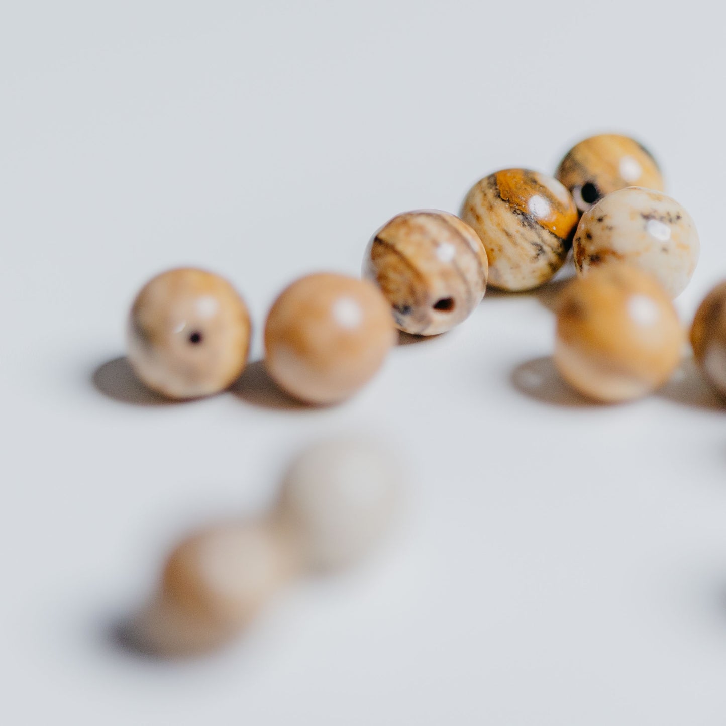 Landschaftsjaspis - Perle - 4mm - rund