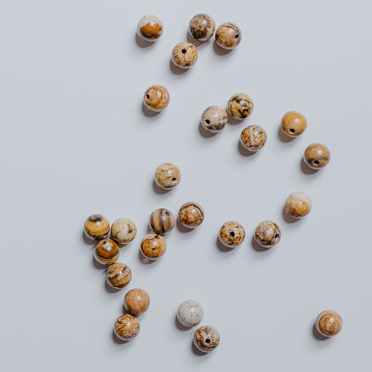 Landschaftsjaspis - Perle - 4mm - rund