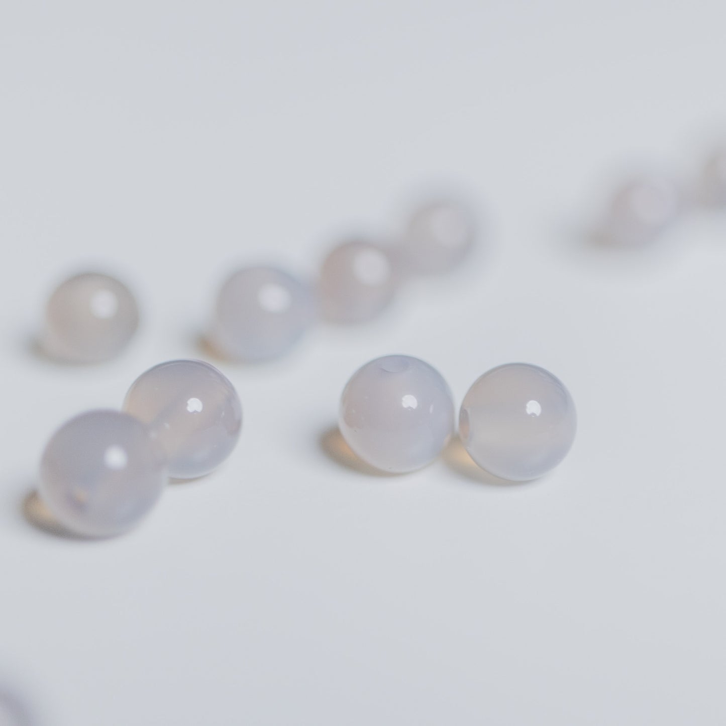 Achat - Perle - 6mm - rund