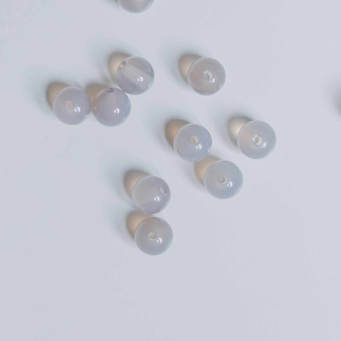 Achat - Perle - 6mm - rund