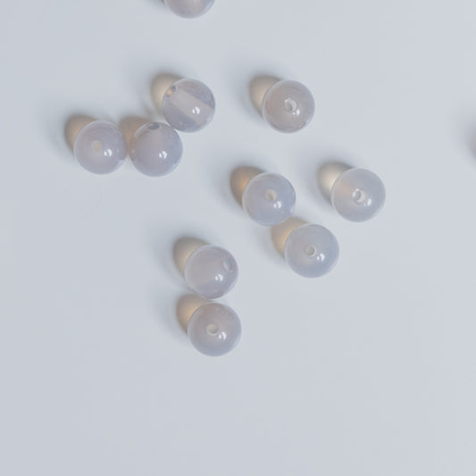 Achat - Perle - 6mm - rund