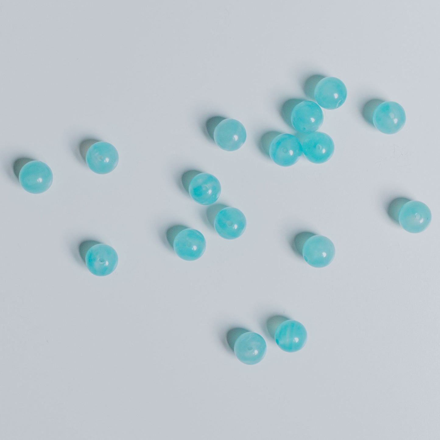 Amazonit türkis - Perle - 6mm - rund