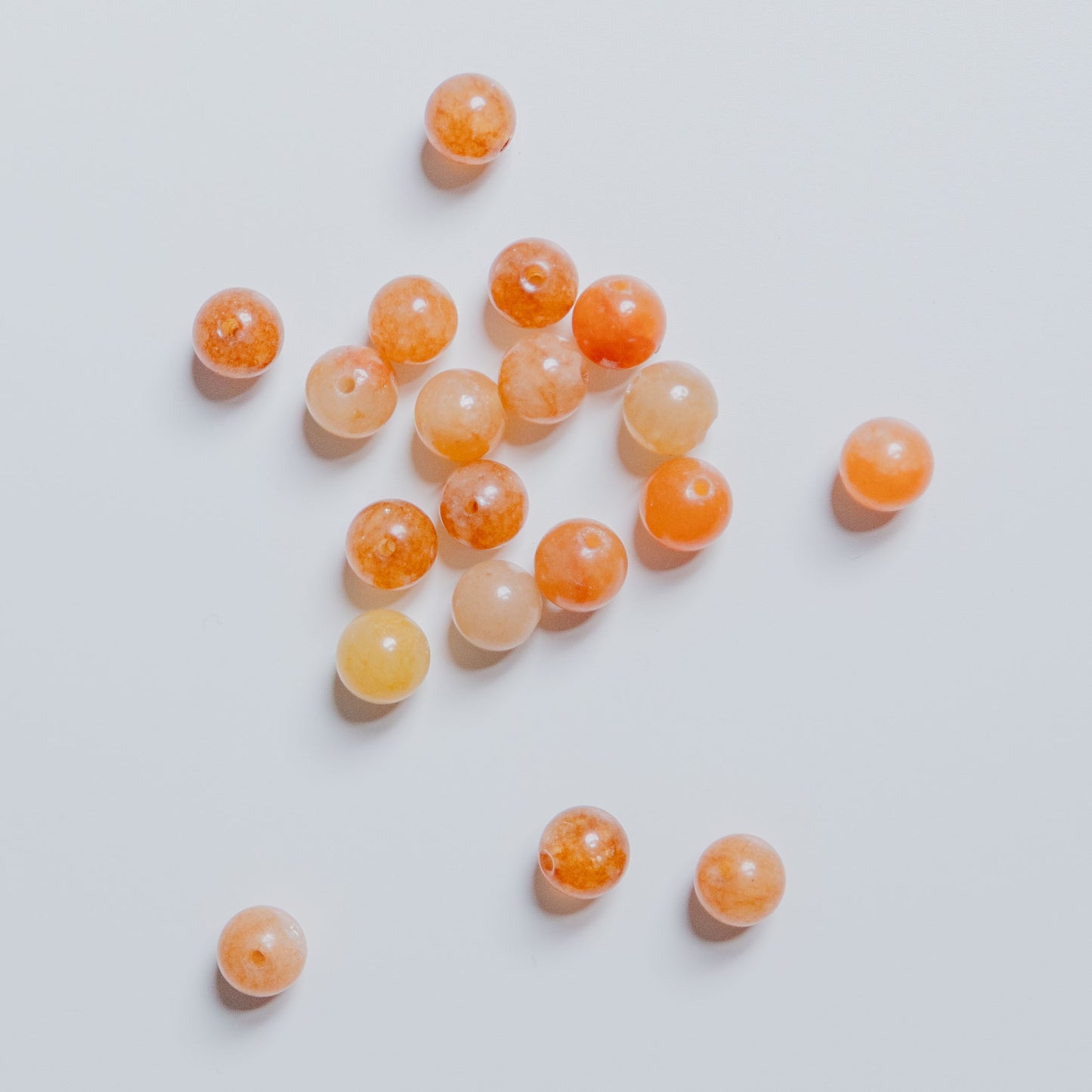 Aventurin orange - Perle - 6mm - rund