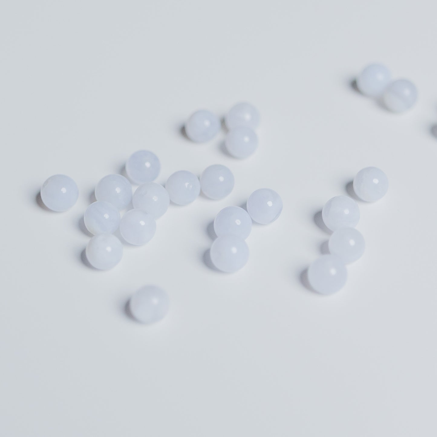 Chalcedon - Perle - 6mm - rund