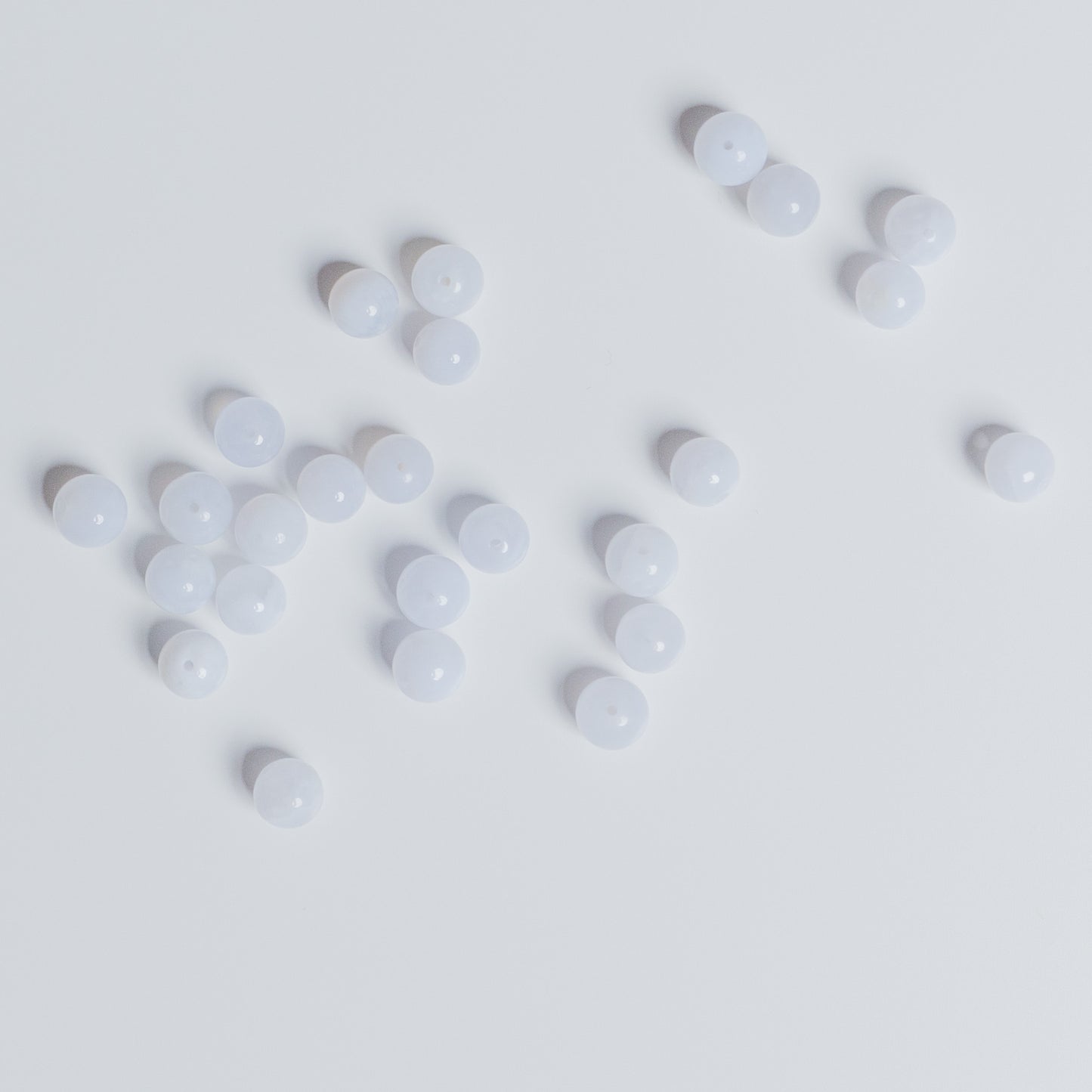 Chalcedon - Perle - 6mm - rund