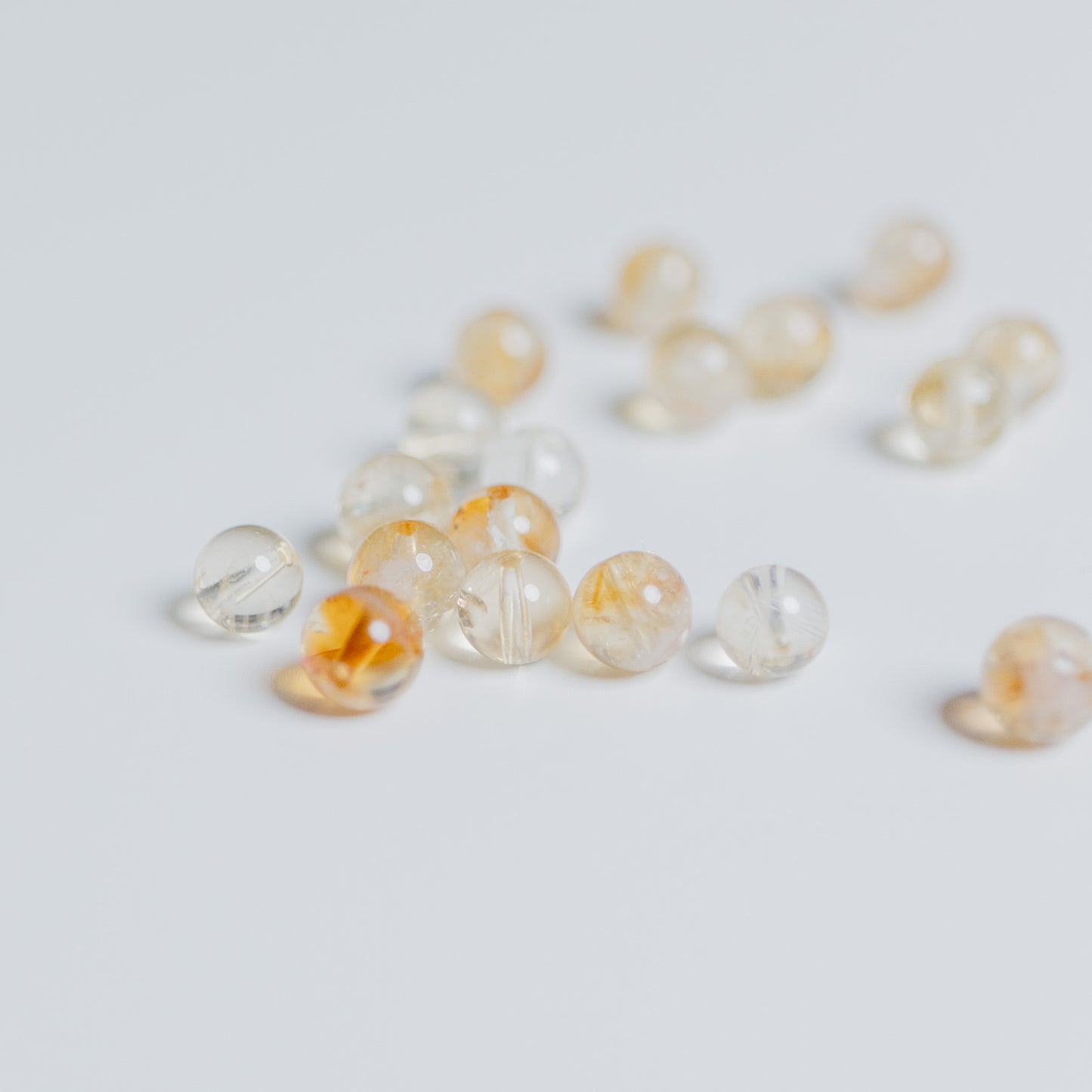 Citrin - Perle - 6mm - rund