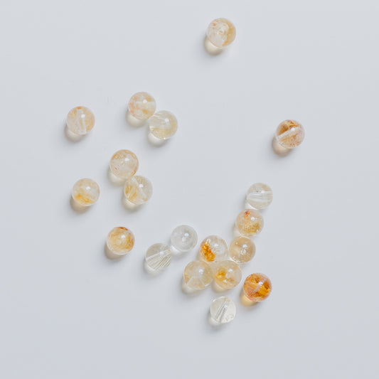 Citrin - Perle - 6mm - rund