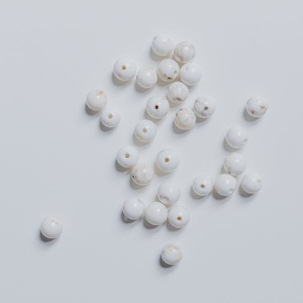 Magnesit - 6mm - rund