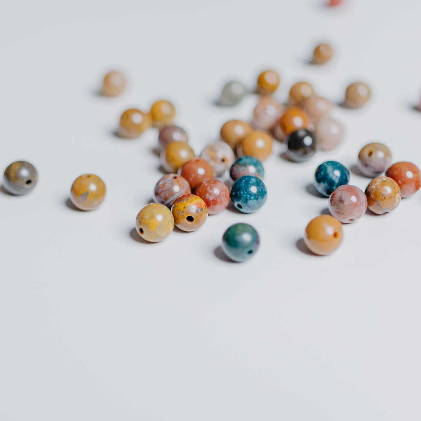 Ocean Jaspis - Perle - 6mm - rund