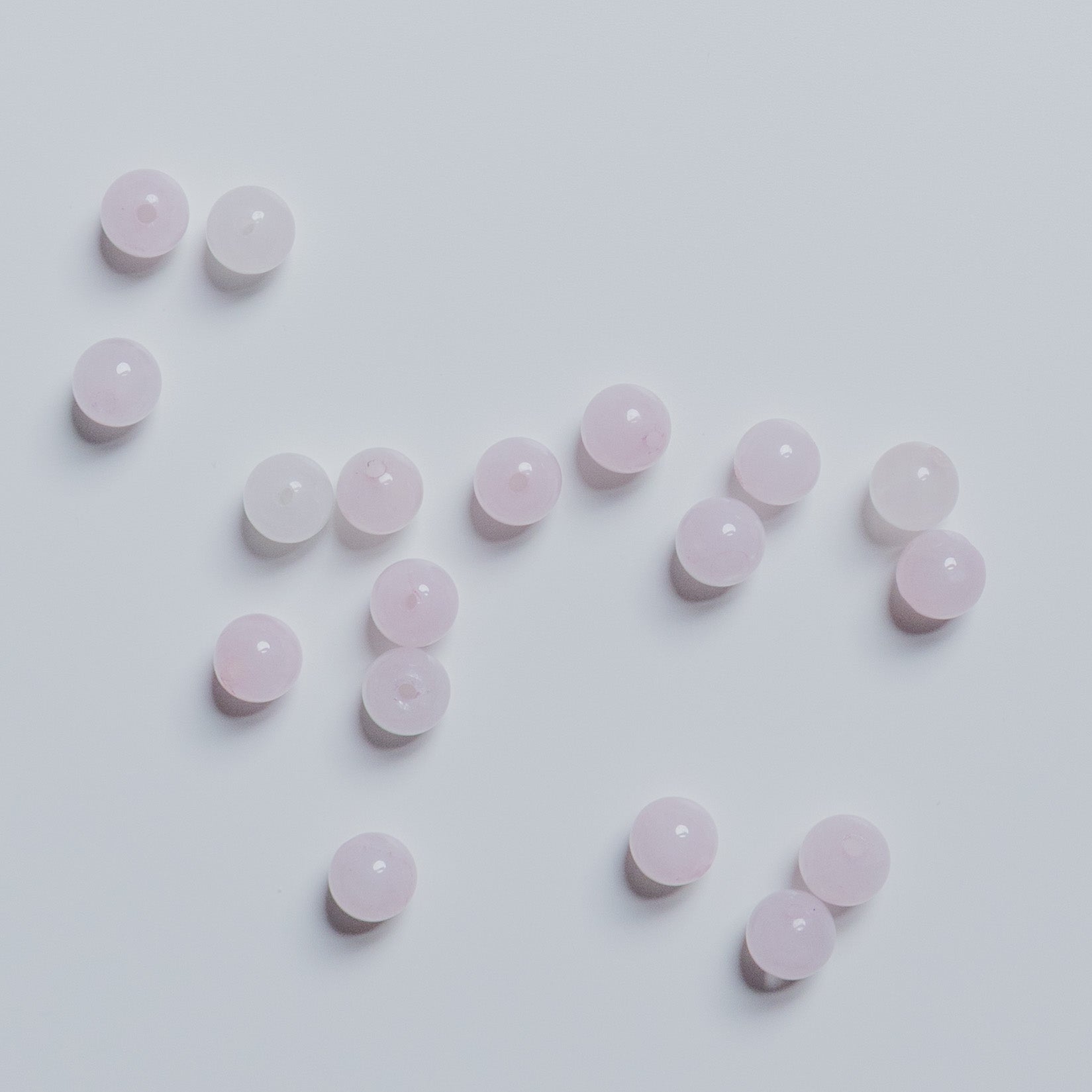 Rosenquarz - Perle - 6mm - rund