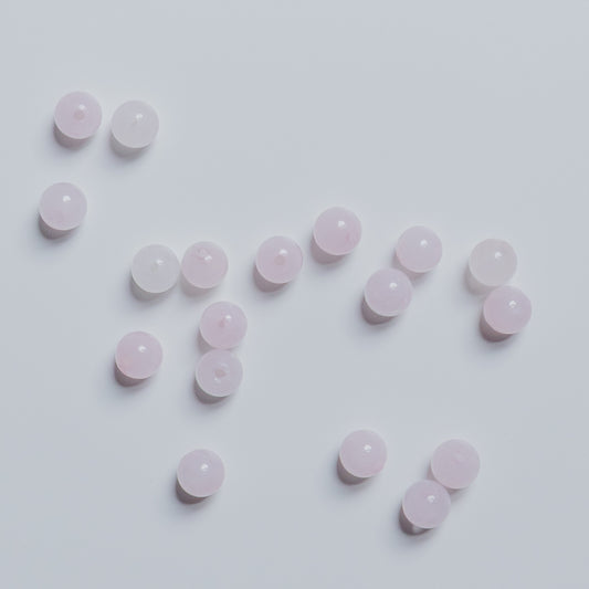 Rosenquarz - Perle - 6mm - rund