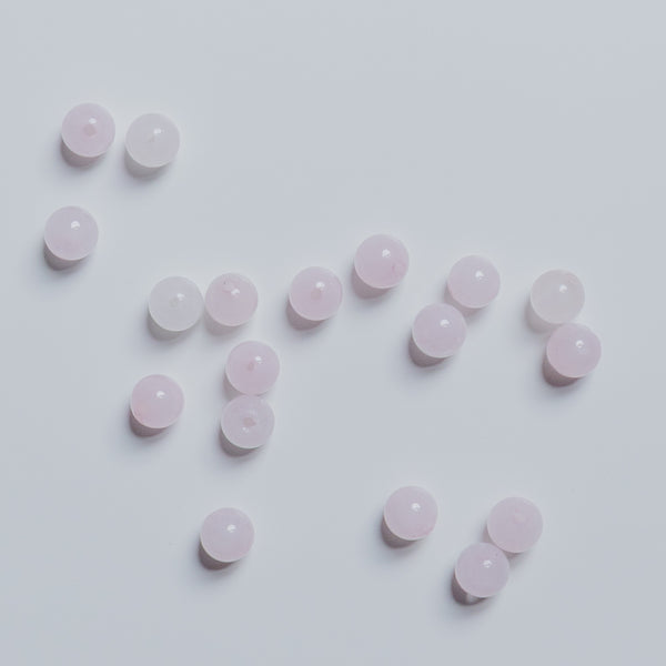 Rosenquarz - 6mm - rund