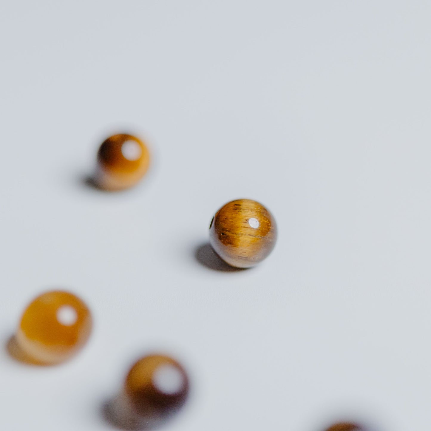 Tigerauge - Perle - 6mm - rund