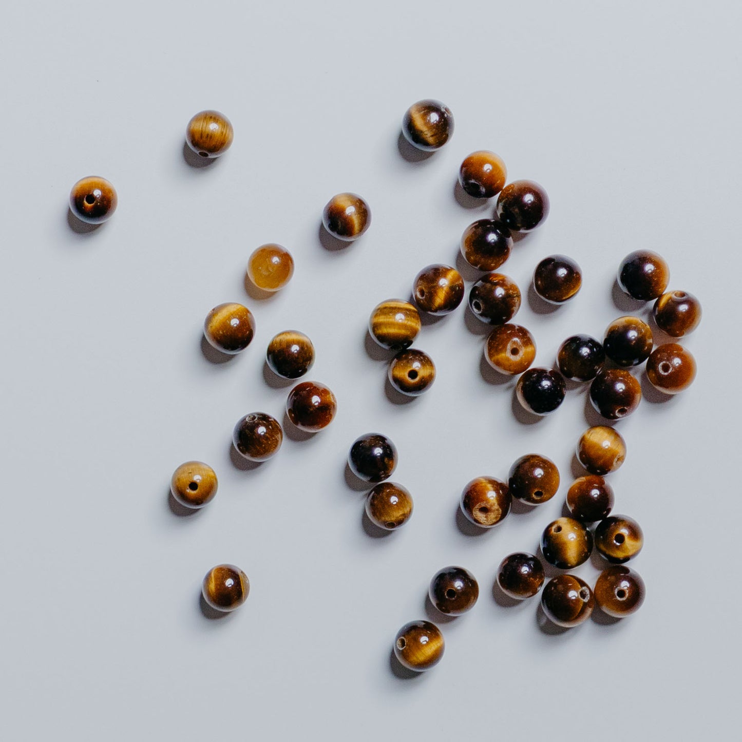 Tigerauge - Perle - 6mm - rund