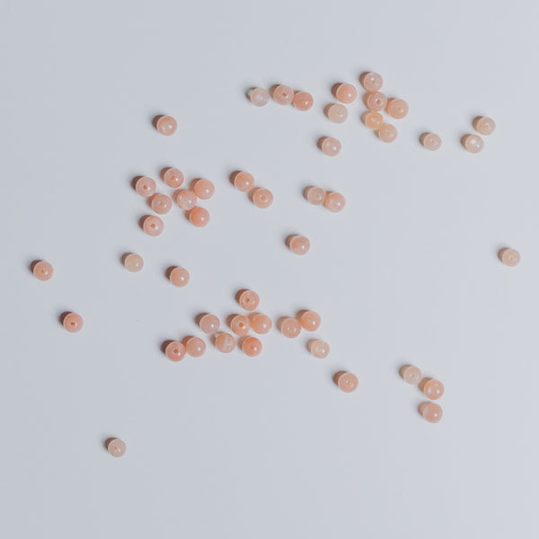 Mondstein rosé - 4mm - rund