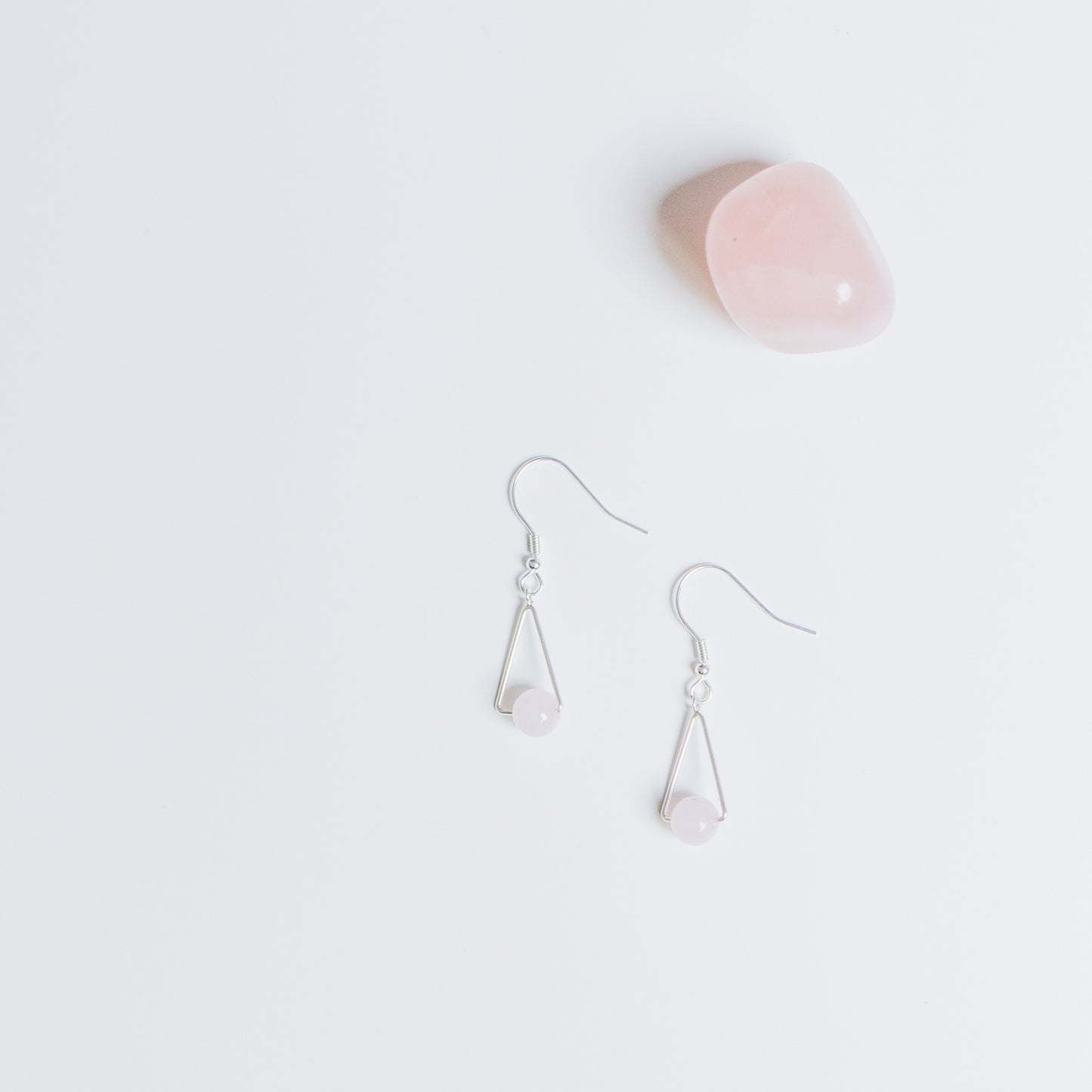 Ohrring - MONTARA - Rosenquarz