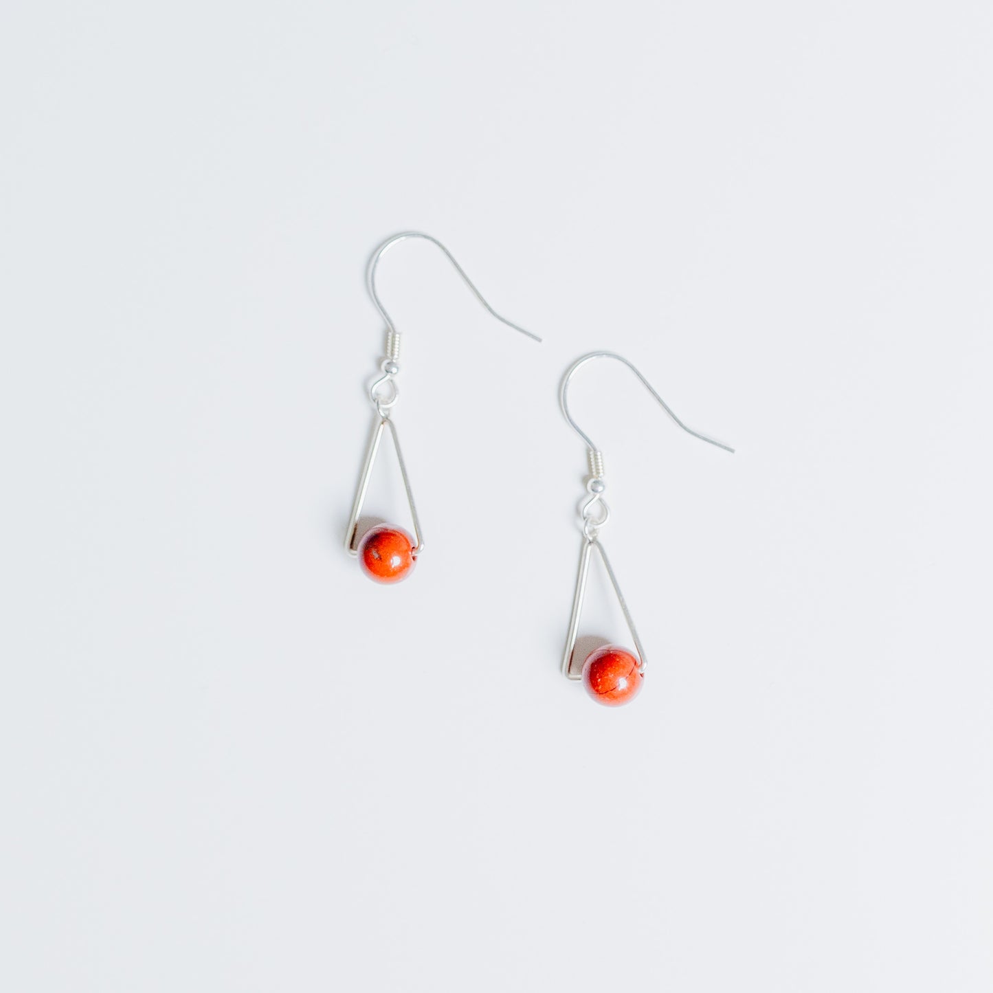 Ohrring - MONTARA - Roter Jaspis