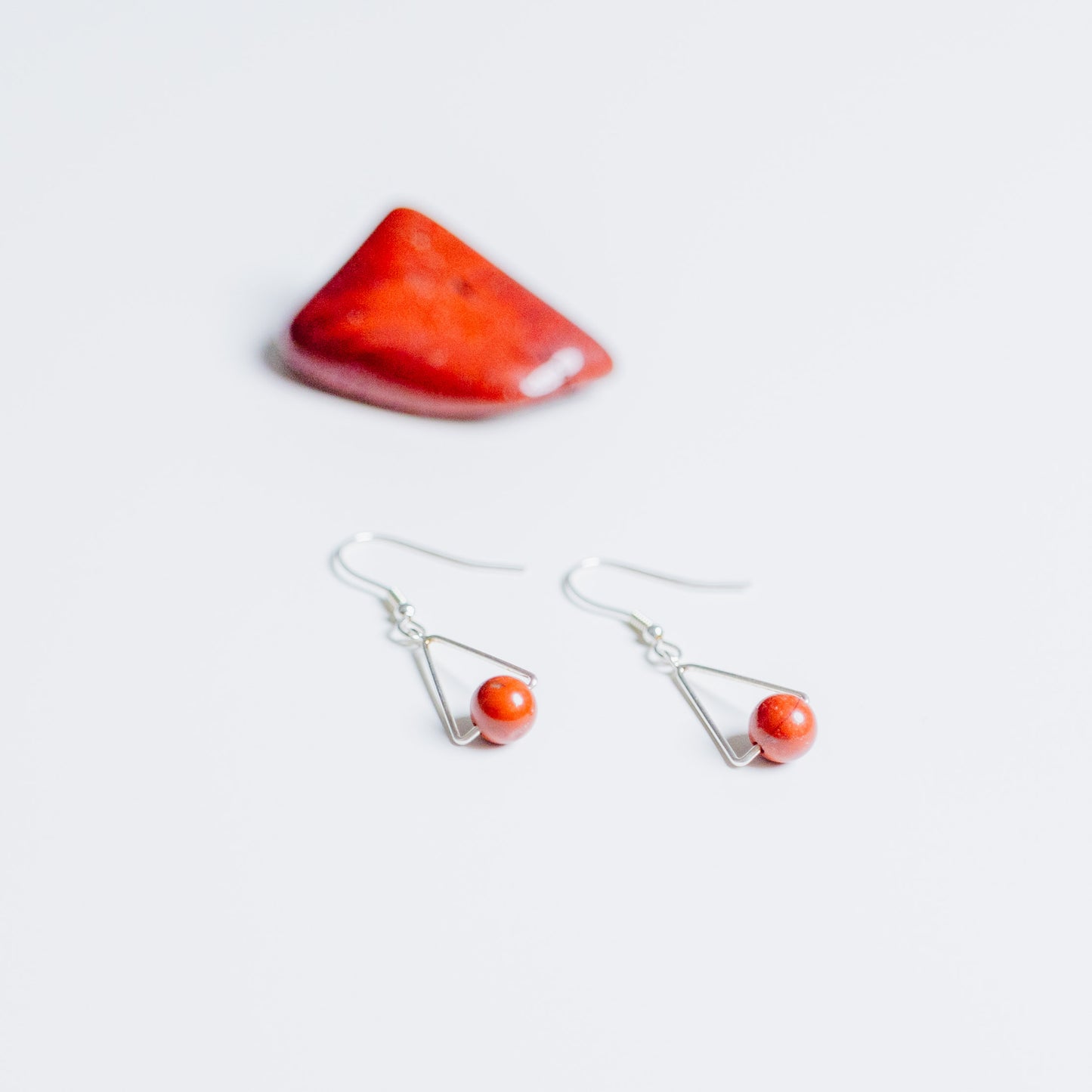 Ohrring - MONTARA - Roter Jaspis