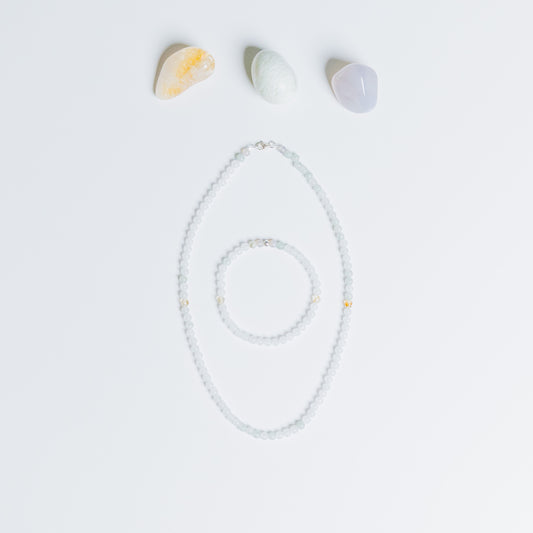 Surf die Welle - Kette & Armband - SET