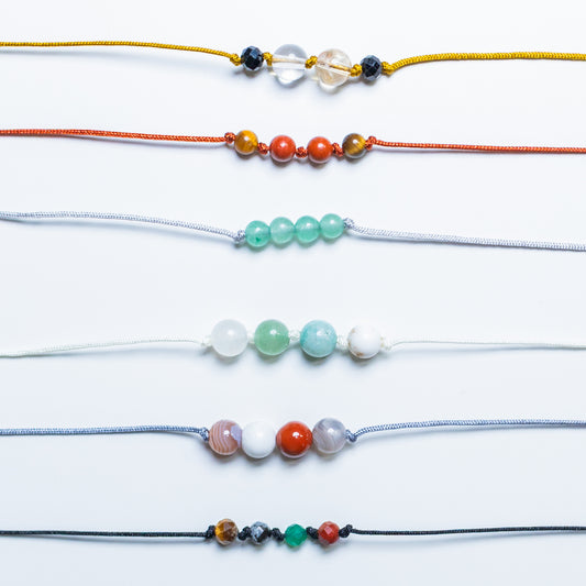 Wunscharmband - Kreiere dein Band - ZART - 4 Perlen