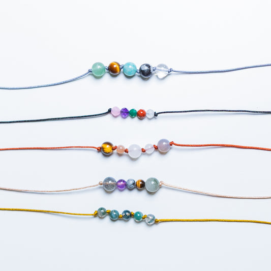 Wunscharmband - Kreiere dein Band - ZART - 5 Perlen