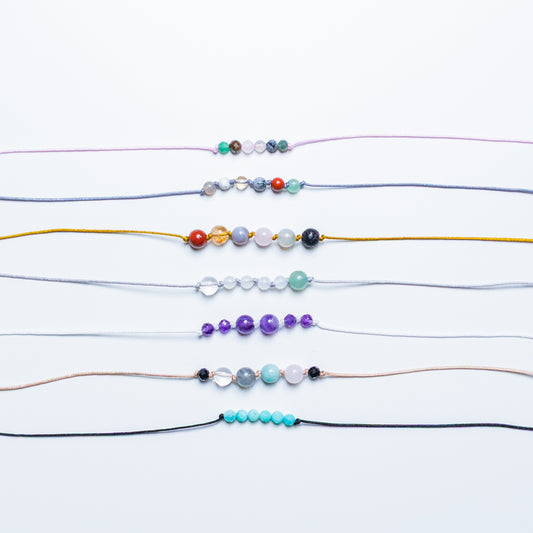 Wunscharmband - Kreiere dein Band - ZART - 6 Perlen